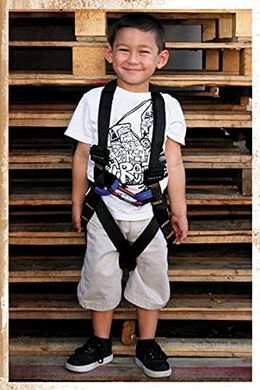 Fusion Climb Kids Full Body Harness: 5,000 lb Rated, Heavy Duty
