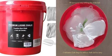 Fuyatina Gym Chalk: 2 lbs Premium Powder, 2 Bags