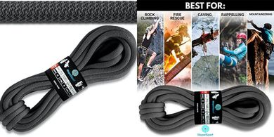 10.5mm High-Strength Static Climbing Rope for Rescue & Mountaineering
