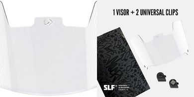 SLEEFS Football Helmet Visor: Youth & Adult, Clips Included
