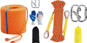 Orange Climbing Rope