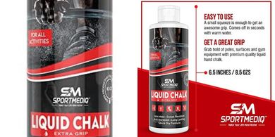 Pro Grade Liquid Chalk: Mess-free grip for gym, climbing, & weightlifting.
