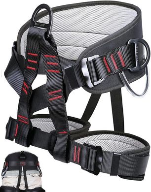 Adjustable Climbing Harness: Fire & Rescue Safety Belt
