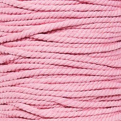 Pink Cotton Rope: Soft, Twisted, 1/4" x 25