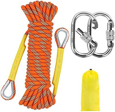 8mm Static Climbing Rope with Hooks (10-50m)
