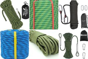 Green Climbing Rope