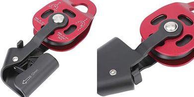 25kN Heavy-Duty Aluminum Climbing Pulley for Rescue & Ascent
