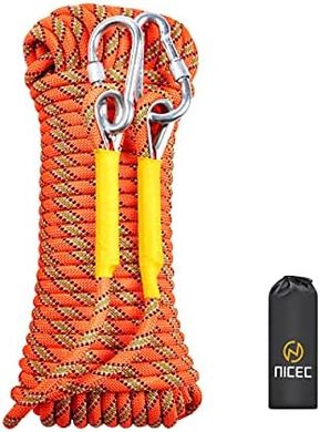 10mm Static Climbing Rope (32ft-1000ft) with Carry Bag
