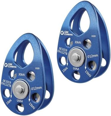 GM CLIMBING Micro Pulley (30kN, CE/UIAA)
