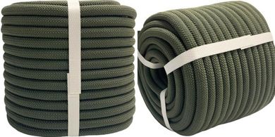 High-Strength Braided Polyester Arborist Rope (3/8" x 100