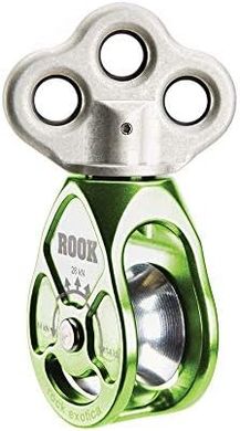 Green Notch Rook Triple Swivel Pulley (34201)
