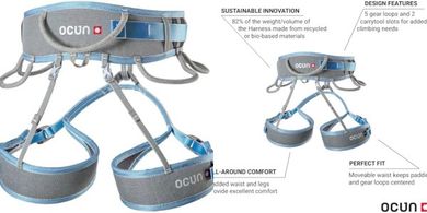 Ocun Twist Tech Eco: Lightweight Climbing Harness
